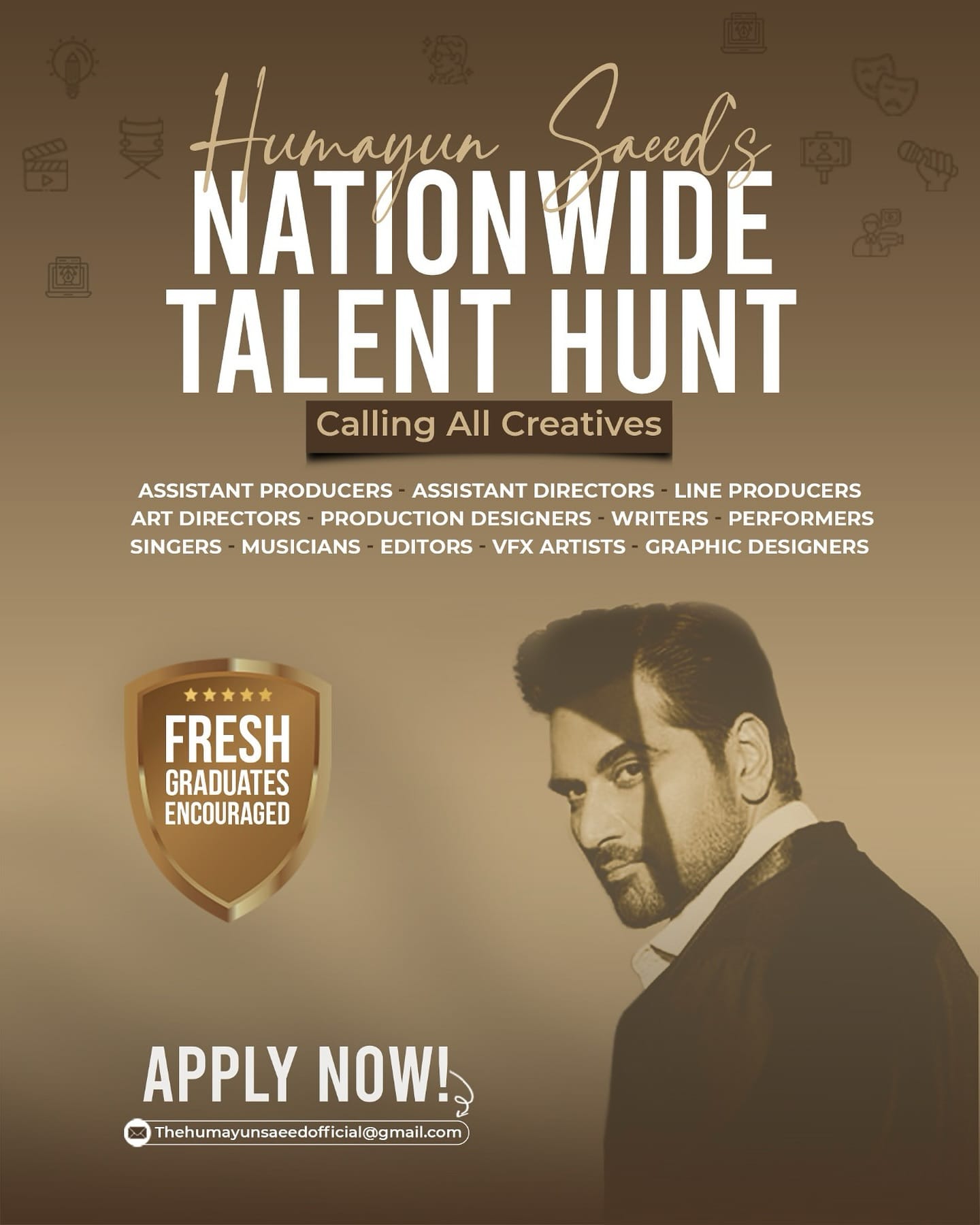 Do you want to enter the entertainment industry? Humayun Saeed Talent Hunt Nationwide - Humayun Saeed Talent Hunt